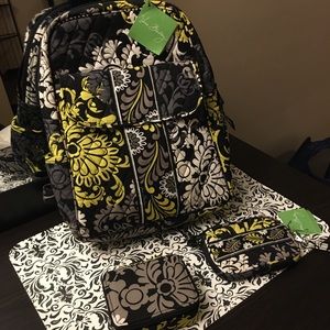Vera Bradley Backpack with matching items